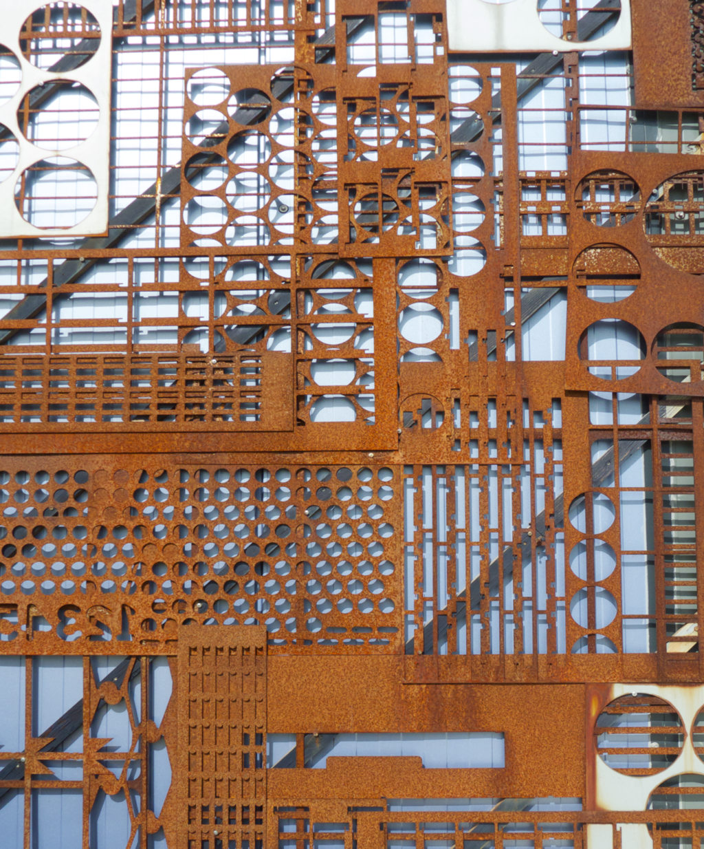 illustratie gevelbekleding van restmetaal